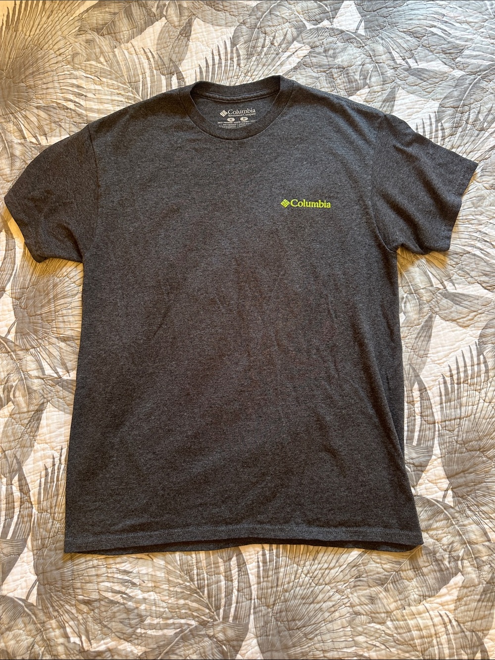 Columbia Charcoal Short Sleeve Tee